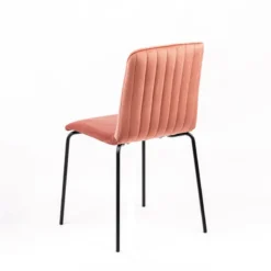 Sessio Plaza line Chaise moderne avec dos matelassé en tissu et pieds en métal><noscript><img width=