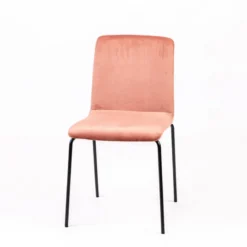 Sessio Plaza line Chaise moderne avec dos matelassé en tissu et pieds en métal><noscript><img width=