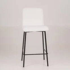Sessio Plaza Tabouret snack moderne en tissu et pieds en métal><noscript><img width=