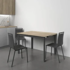 Cancio Poker Minor Table petit espace extensible en stratifié> Table De Cuisine|Table Pour Petit Espace