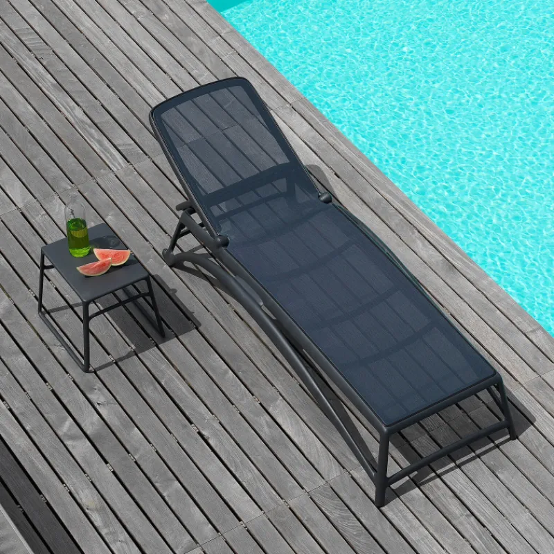 Pop Table basse de jardin carrée empilable en polypropylène> Table De Jardin