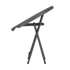 PraxisTable pliante ronde gris foncé> Table Pour Petit Espace