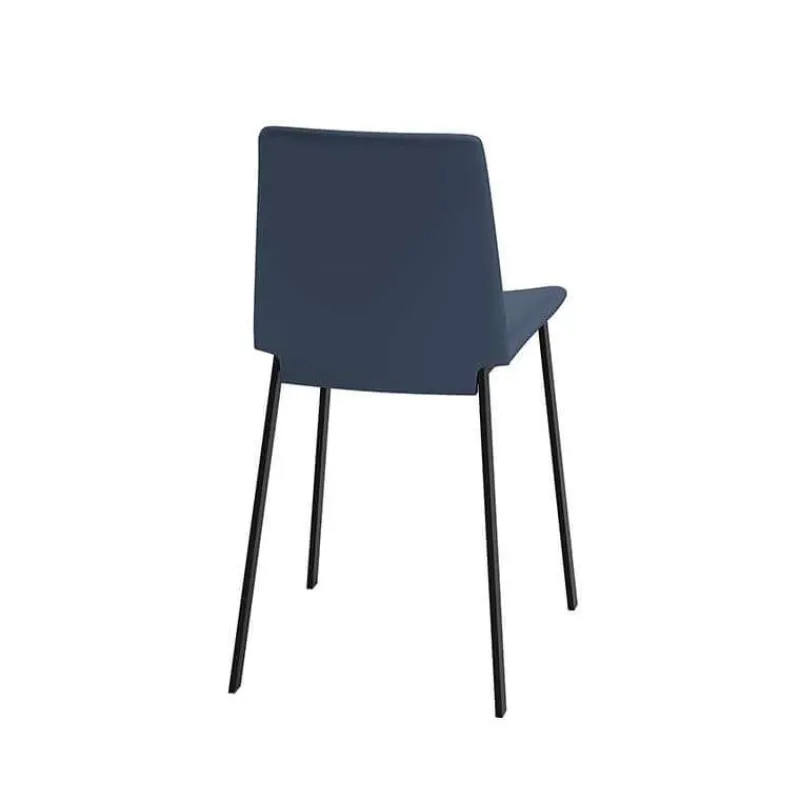Perfecta Primera Chaise belge moderne rembourrée en simili avec pieds en métal> Chaise De Cuisine|Chaise De Salle à Manger