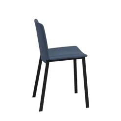 Perfecta Primera Chaise belge moderne rembourrée en simili avec pieds en métal><noscript><img width=