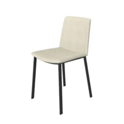 Perfecta Primera Chaise moderne tissu et pieds métal><noscript><img width=