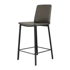 Perfecta Primera Tabouret snack belge rembourré en simili et pieds en métal><noscript><img width=