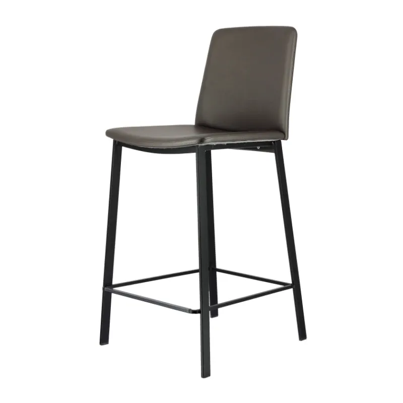 Perfecta Primera Tabouret snack belge rembourré en simili et pieds en métal> Tabouret Snack (assise +/- 65 Cm)|Tabouret De Bar (assise +/- 80 Cm)