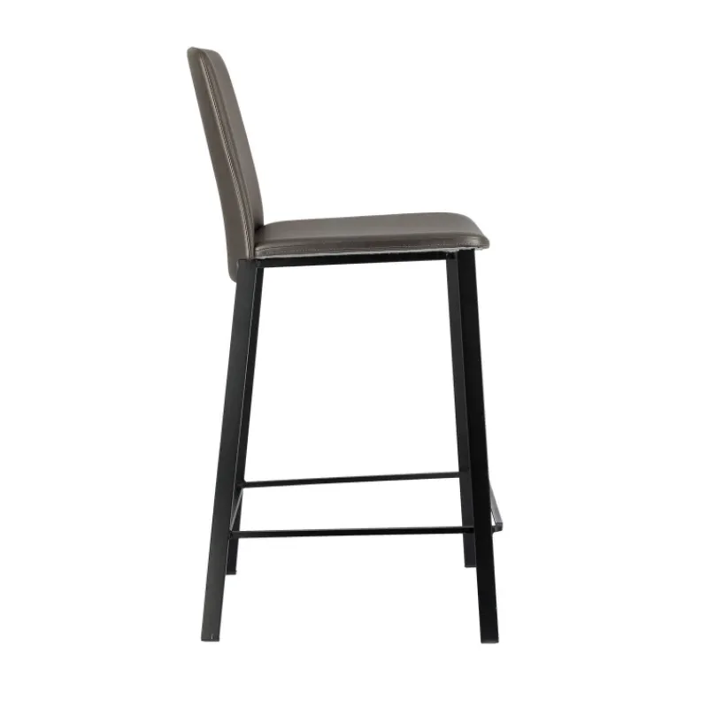 Perfecta Primera Tabouret snack belge rembourré en simili et pieds en métal> Tabouret Snack (assise +/- 65 Cm)|Tabouret De Bar (assise +/- 80 Cm)