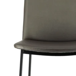 Perfecta Primera Tabouret snack belge rembourré en simili et pieds en métal><noscript><img width=