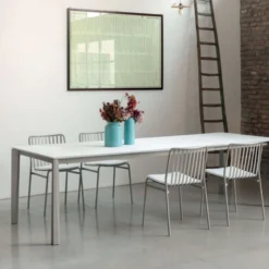 Ingenia casa Prisma Ingenia by Bontempi® Table extensible moderne en céramique et acier laqué><noscript><img width=