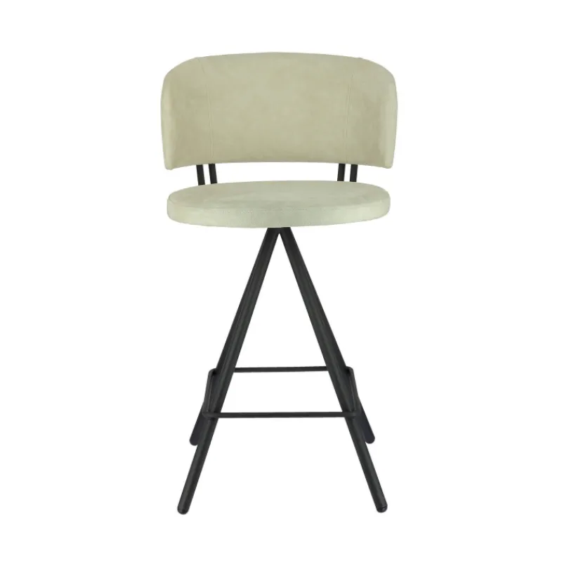 Perfecta Prélude Tabouret snack en tissu et pieds métal> Tabouret Snack (assise +/- 65 Cm)|Tabouret De Bar (assise +/- 80 Cm)