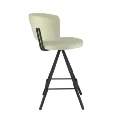 Perfecta Prélude Tabouret snack en tissu et pieds métal><noscript><img width=