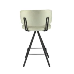 Perfecta Prélude Tabouret snack en tissu et pieds métal><noscript><img width=