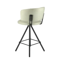 Perfecta Prélude Tabouret snack en tissu et pieds métal><noscript><img width=
