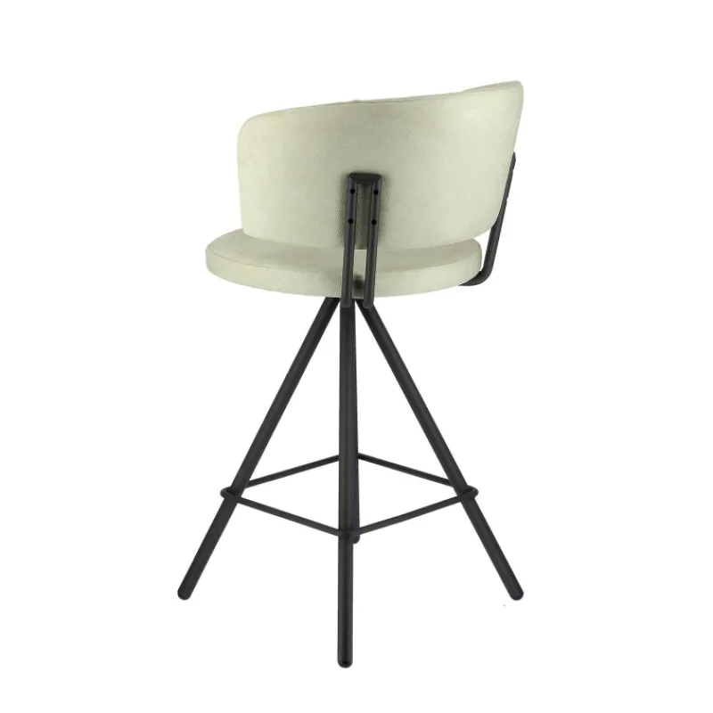 Perfecta Prélude Tabouret snack en tissu et pieds métal> Tabouret Snack (assise +/- 65 Cm)|Tabouret De Bar (assise +/- 80 Cm)