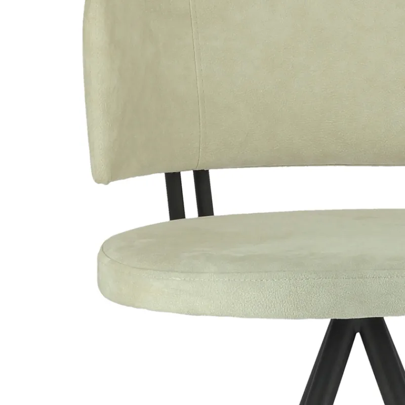 Perfecta Prélude Tabouret snack en tissu et pieds métal> Tabouret Snack (assise +/- 65 Cm)|Tabouret De Bar (assise +/- 80 Cm)
