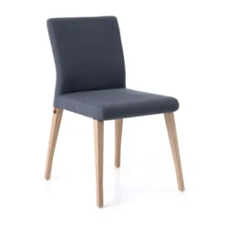 Mobitec Pure classic ® Chaise cocooning en tissu et pieds bois> Chaise De Salle à Manger|Chaise Salon