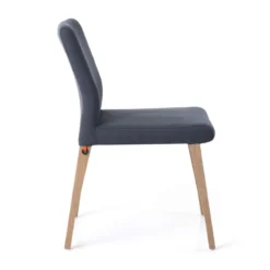 Mobitec Pure classic ® Chaise cocooning en tissu et pieds bois><noscript><img width=