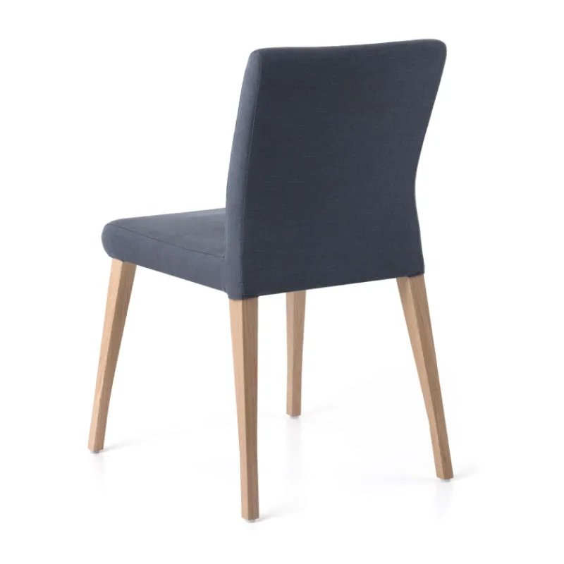 Mobitec Pure classic ® Chaise cocooning en tissu et pieds bois> Chaise De Salle à Manger|Chaise Salon