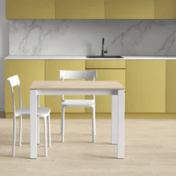 Cancio Puzzle Table de cuisine rectangulaire en stratifié> Table De Cuisine|Table Pour Petit Espace