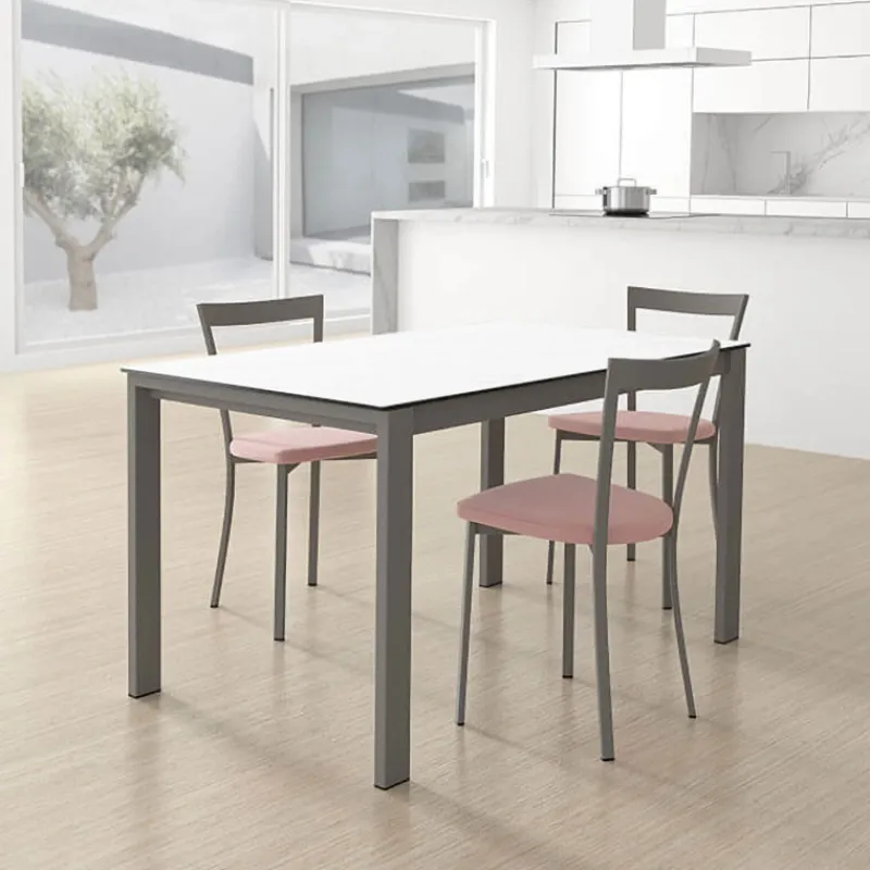 Cancio Puzzle Table de cuisine rectangulaire en céramique> Table De Cuisine|Table De Salle à Manger