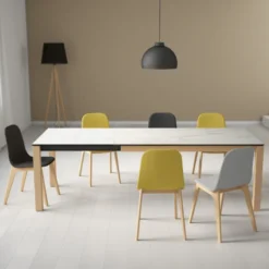 Cancio Quadra Table moderne en céramique extensible><noscript><img width=