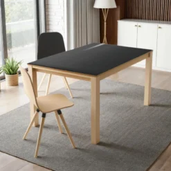 Cancio Quadra Table moderne en verre extensible> Table De Salle à Manger