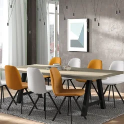 Perfecta Querido Table moderne de salle à manger en stratifié><noscript><img width=
