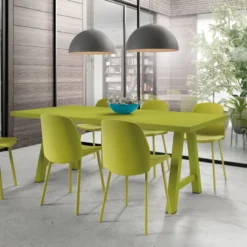 Perfecta Querido Table moderne de salle à manger en stratifié><noscript><img width=