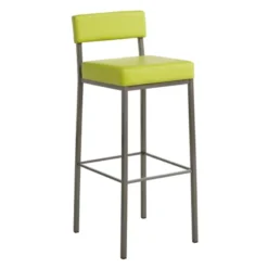 Perfecta Quinta Tabouret de bar moderne en métal et simili><noscript><img width=