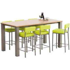 Perfecta Quinta Tabouret snack moderne en métal et simili><noscript><img width=