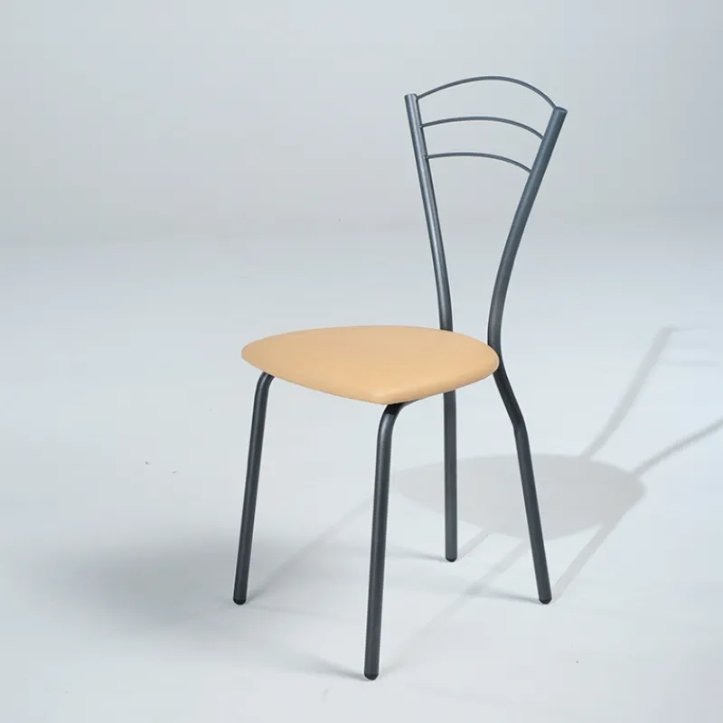 Carrier Rebecca Chaise contemporaine française en métal avec assise rembourrée> Chaise De Cuisine