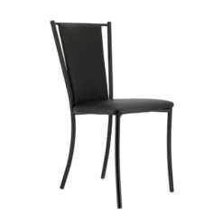 Perfecta Reina Chaise de cuisine contemporaine en métal et simili><noscript><img width=