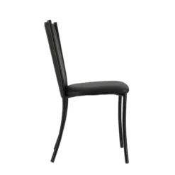 Perfecta Reina Chaise de cuisine contemporaine en métal et simili><noscript><img width=