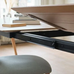 Mobitec Rennes ® Table en bois massif extensible pieds épingle><noscript><img width=