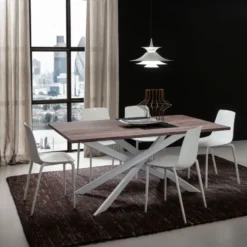 La primavera Renzo Table de salle à manger design en stratifié> Table De Salle à Manger