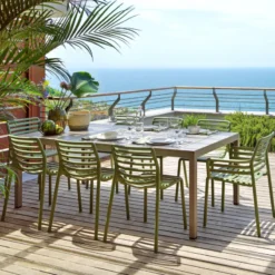 Rio Alu Table d'extérieur moderne extensible en aluminium> Table De Jardin