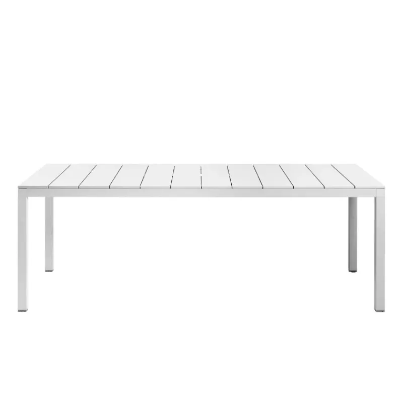 Rio Table de jardin en aluminium rectangulaire fabriquée en Italie> Table De Jardin