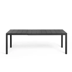 Rio Table de jardin extensible en polypropylène DurelTop et aluminium><noscript><img width=