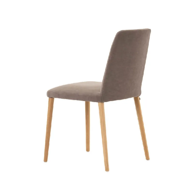 Mobitec Rob C01 ® Chaise moderne en tissu rembourrée avec pieds en bois massif> Chaise De Salle à Manger|Chaise Salon