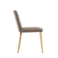 Mobitec Rob C01 ® Chaise moderne en tissu rembourrée avec pieds en bois massif><noscript><img width=