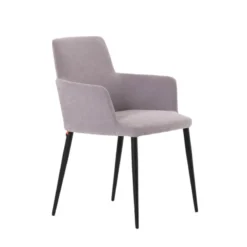 Mobitec Rob C04 ® Fauteuil de salle à manger confortable en tissu et pieds métal> Chaise De Salle à Manger|Fauteuil De Salon