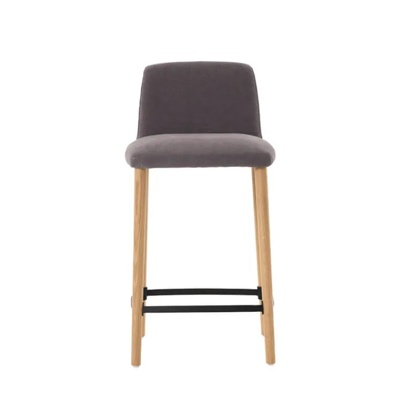 Mobitec Rob C05 ® Tabouret snack en tissu et bois massif> Tabouret Snack (assise +/- 65 Cm)|Tabouret De Bar (assise +/- 80 Cm)