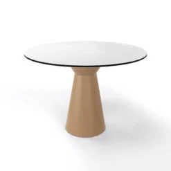 Roller H74 ronde Table design italienne ronde avec pied central> Table De Cuisine|Table Pour Petit Espace