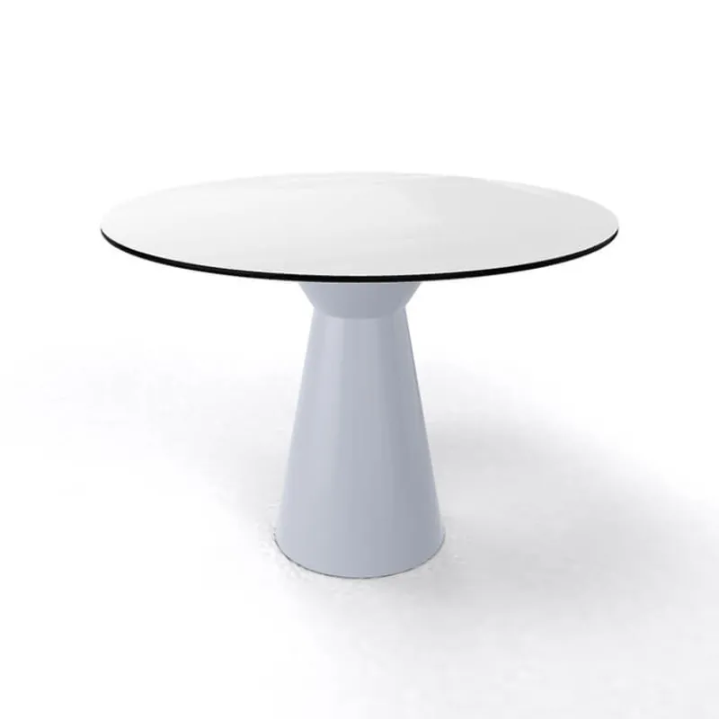 Roller H74 ronde Table design italienne ronde avec pied central> Table De Cuisine|Table Pour Petit Espace