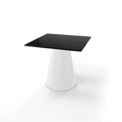 Roller H55 Table d'appoint carrée design italien à pied central><noscript><img width=