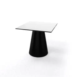 Roller H55 Table d'appoint carrée design italien à pied central><noscript><img width=