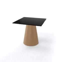 Roller H55 Table d'appoint carrée design italien à pied central><noscript><img width=