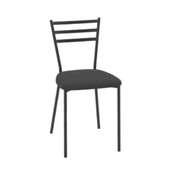 Perfecta Romy Chaise de cuisine avec assise rembourrée en simili et dossier en métal> Chaise De Cuisine
