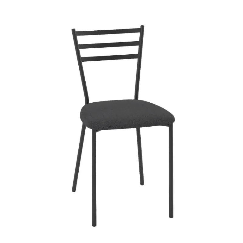 Perfecta Romy Chaise de cuisine avec assise rembourrée en simili et dossier en métal> Chaise De Cuisine
